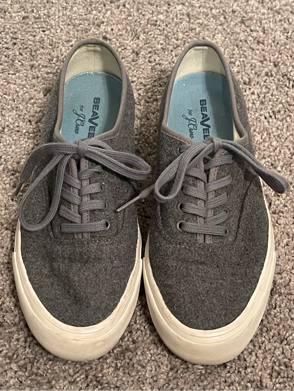 SeaVees Legend Wool Sneakers J.Crew Gray 8.5